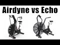 Schwinn Airdyne Pro vs Rogue Echo Bike - Side by Side Comparison