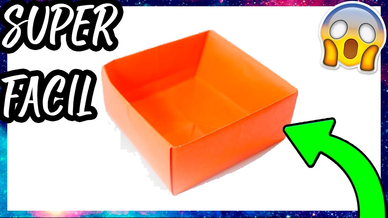 Como hacer una CAJA DE PAPEL Super Cool  Origamis de papel paso a paso  (Muy Fácil) 