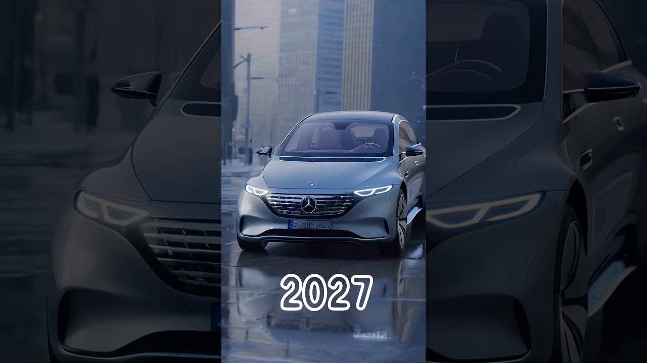 AI depicts the changes of Mercedes-Benz cars from 1886 to 2100