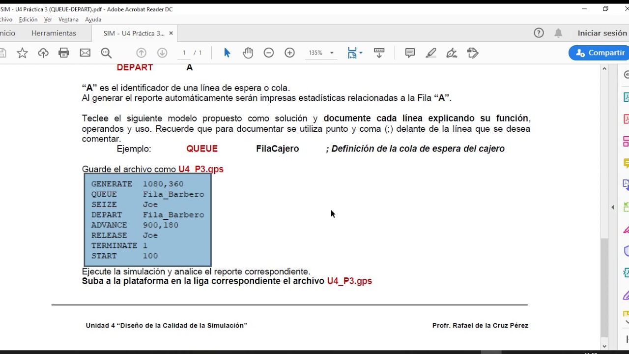 SIM GPSS Practica No 3 - YouTube