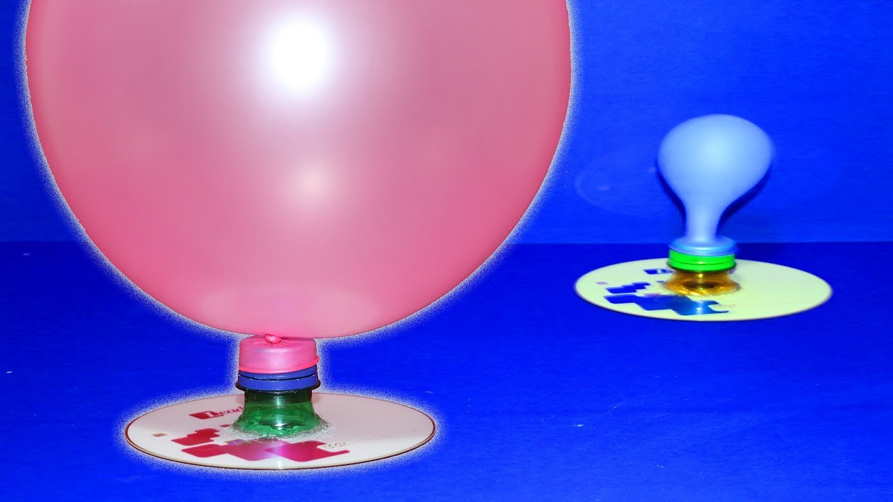 Awesome CD Trick How to Make a CD Balloon Hovercraft