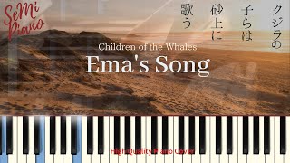 [FULL] Children of the Whales - Ema's song [Piano Tutorial] (Synthesia)