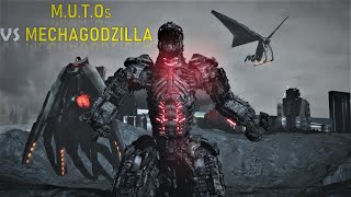 MUTOs vs MECHAGODZILLA ll 3D Animation