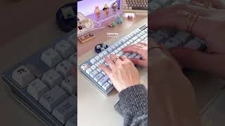 ✨ASMR Typing | Silent Switches | linear vs tactile #soundtest #asmrkeyboard