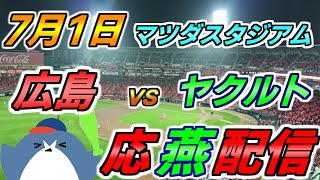 リーグ戦【広島カープ × ヤクルトスワローズ】2025.7.1 応燕配信  @ マツダスタジアム