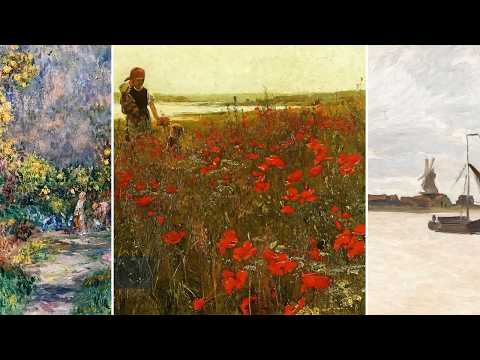 Impressionist Art TV — Silent Art Gallery · July 10 Afternoon | Leslie Breck · Poppies & others