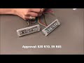 Grill lights LED DELTA 2x6, E20 R10 E9 R65, Strobos