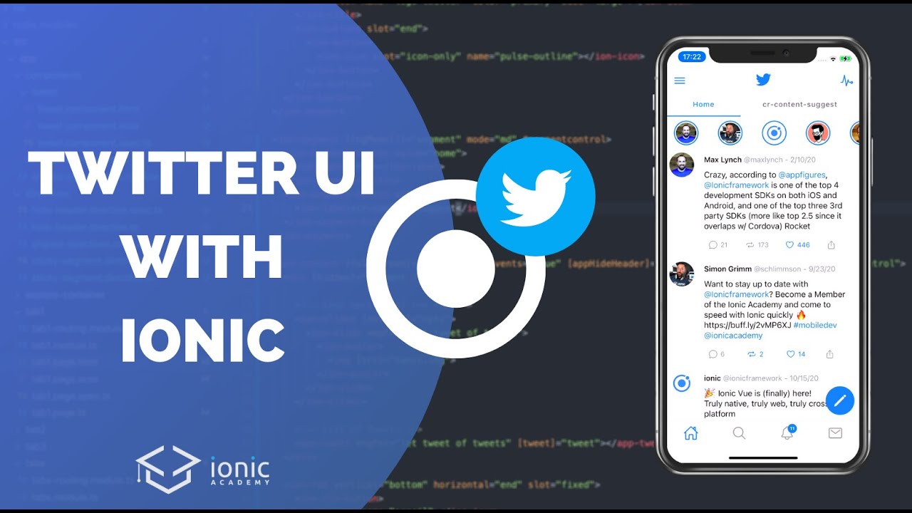Building the Twitter UI with Ionic Components | Built with Ionic