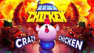 Bomb Chicken Android/iOS Gameplay. Crazy Chicken in the Retro Platformer! screenshot 5