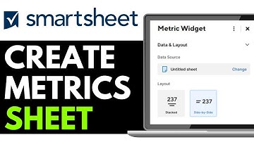 How to Create a Metrics Sheet in Smartsheet 2025 (QUICK GUIDE)