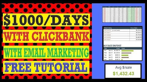 🔥 Email Marketing Tutorial Promoting Clickbank Products ($1000 DAYS) 🔥