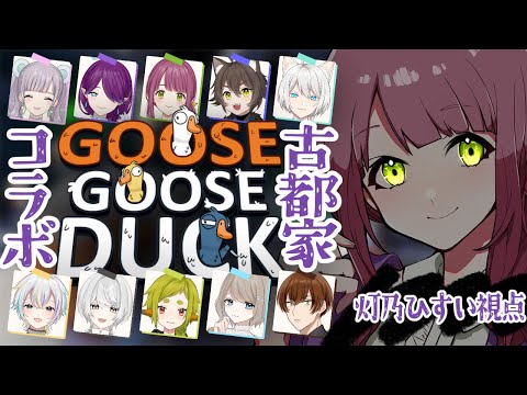 【古都家コラボ / Goose Goose Duck】アヒル人狼でわちゃわちゃするよ【Vtuber / 灯乃ひすい視点】