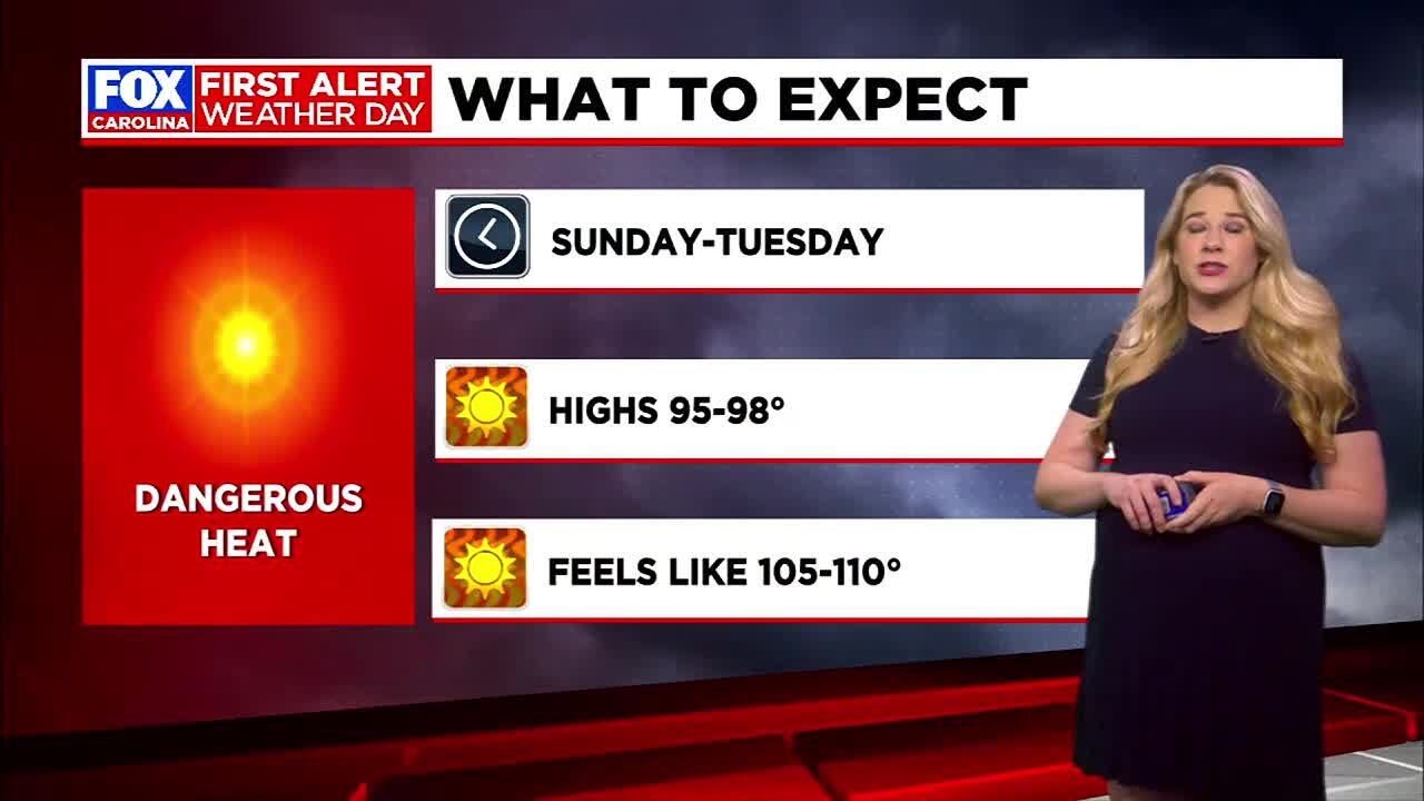 First Alert - Dangerous heat and humidity to start Sunday into early ...
