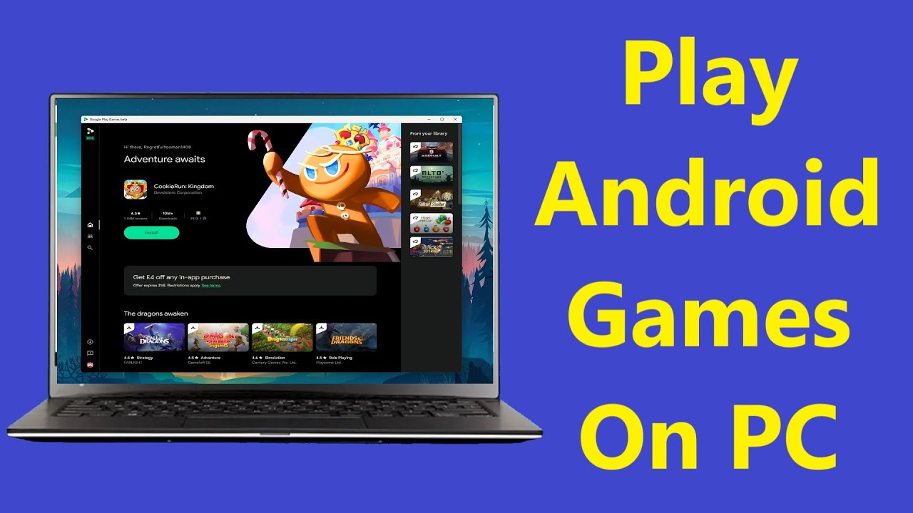 How to play Android games on a PC with Google Play Games