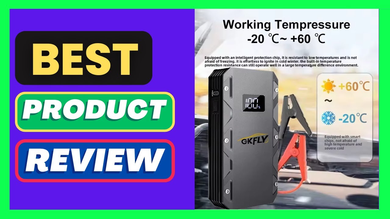 3000A Car Jump Starter Battery Power Bank Portable Emergency Starter