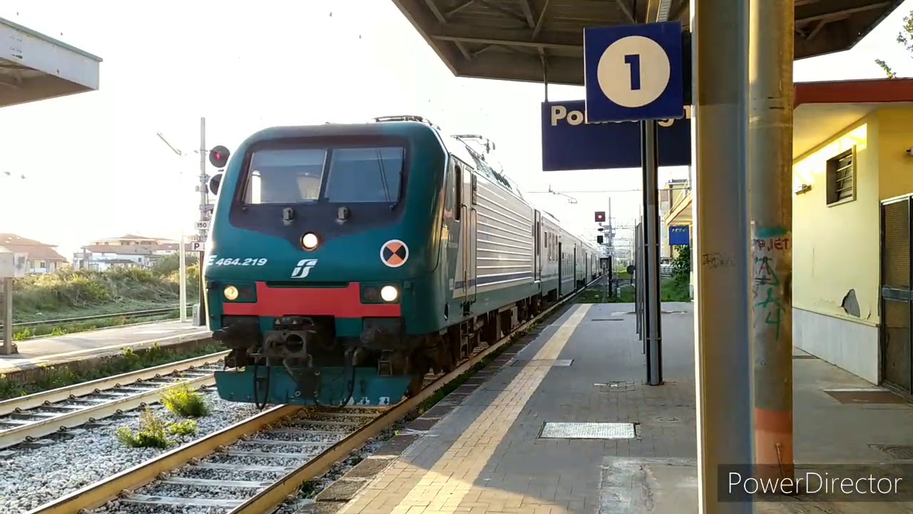 TRENI REGIONALI ALLA STAZIONE DI PONTECAGNANO!! (SA)