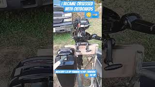 Became obsessed with outboard motors 🚤😗 mercury 7.5 Yamaha 9.9 Evinrude 28 only 1 runs