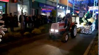 Animada y colorida cabalgata de Reyes en Sarria