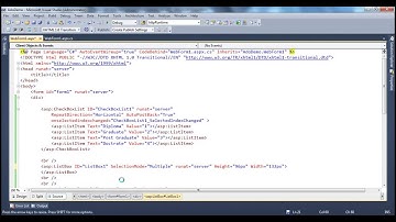 Asp net checkboxlist and listbox real time example Part 26