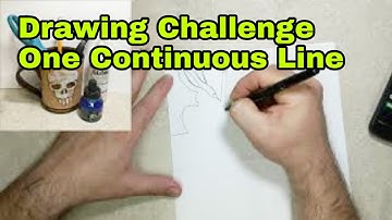 Drawing Challenge 1: One Continuous Line - theartproject - March 23, 2020 chad brown