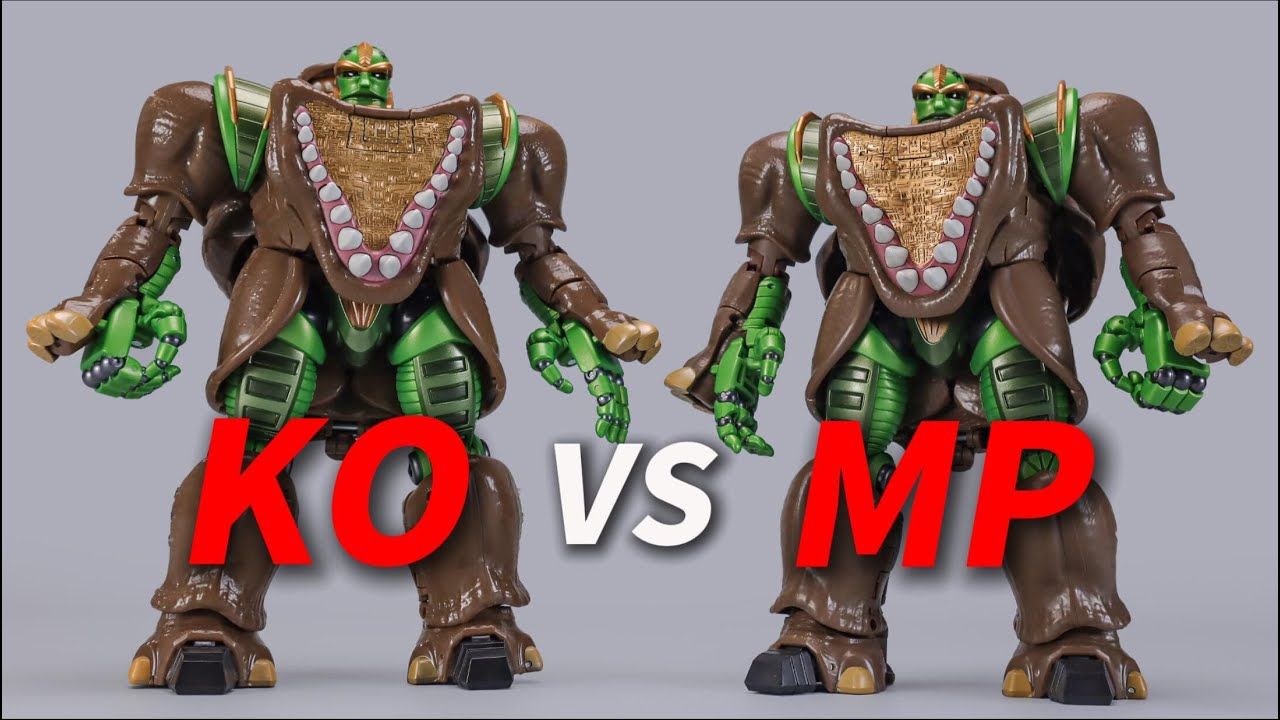 Transformers 4th Party Masterpiece MP-59 Rhinox KO version comparing review.