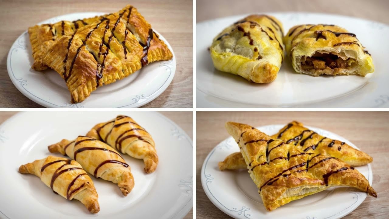 PASTELES de Hojaldre con MANZANA Súper fáciles