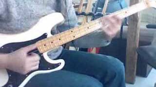 Video thumbnail of "slow bass groove in D"