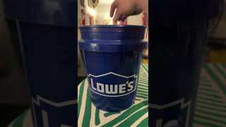 Viral Lowe's Mini Bucket Ep. 3 #lowes #mini #bucket #surprise #shorts #burtsbees