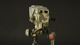 How To Build And Paint The Bandai 1/48 AT-ST