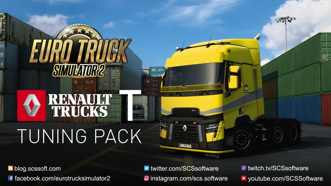 Euro Truck Simulator 2: Renault Trucks T Tuning Pack DLC