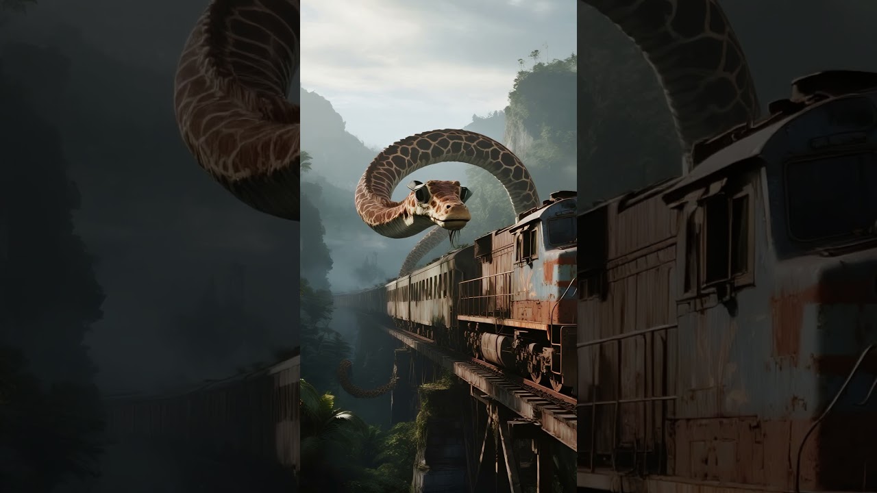 snake on the train | Train, Snake 