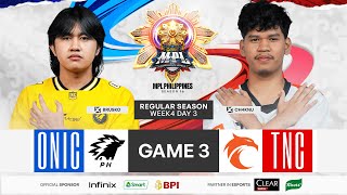 MPL PH S16 - W4D3 - ONIC VS TNC GAME 3