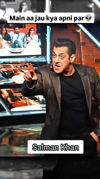 Me aa jau kya Apni par 🤨😌😡Salman Khan angry biggboss 😡#angry #attitude #salmankhan #shorts #biggboss