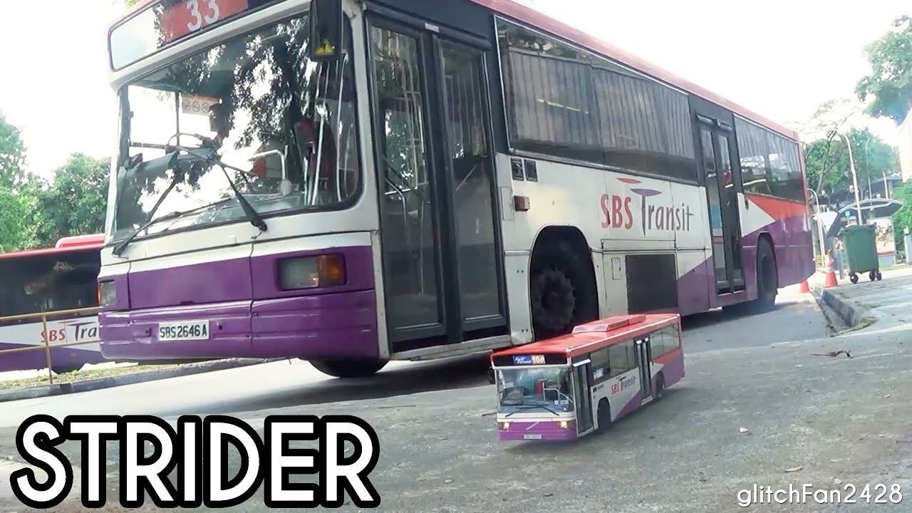 [SBST] (Retired) Last Day of Service for the Volvo B10M Striders in ...