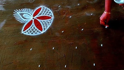 karthigai deepam simple vilakku kolam|5X3 deepamrangoli|beautiful kolam|Super muggulu|pandagamuggulu