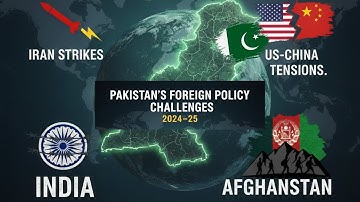 Pakistan’s Foreign Policy Challenges 2024–25 | Iran, US-China Tensions, India, Afg & Global Shifts