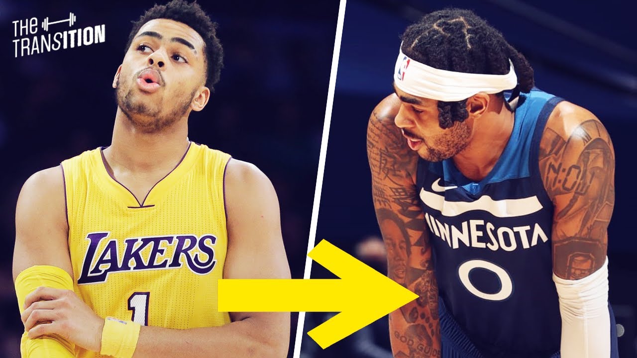 DAngelo Russell Every known tattoo on the AllStars body  rtimberwolves