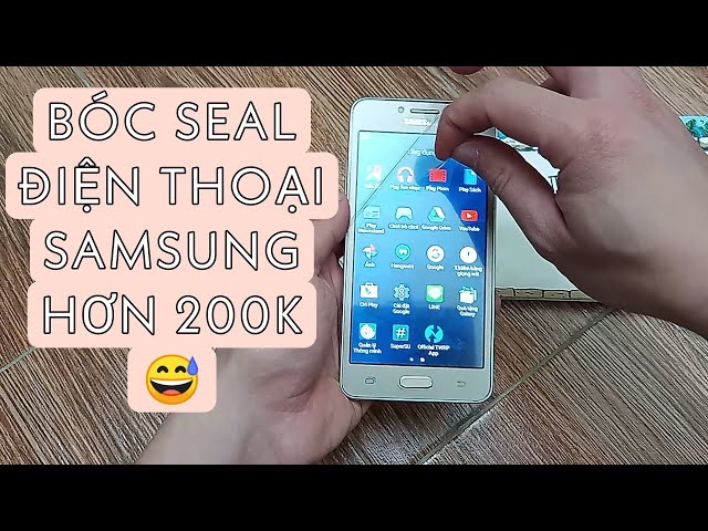 Đánh giá Samsung galaxy grand prime mua shopee, lazada - Bóc seal điện thoại samsung hơn 200 nghìn