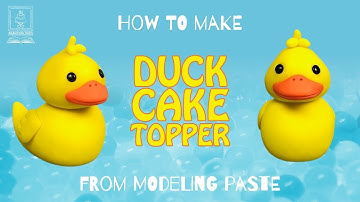 Rubber Ducky Cake Topper Tutorial