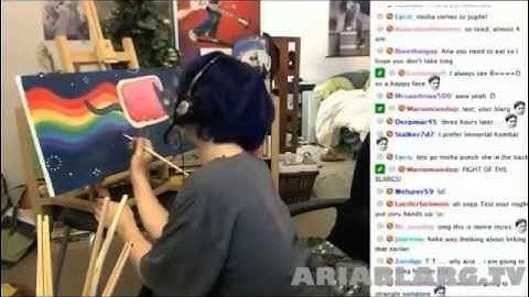 AriaBlarg+Friends: Nyan Misha Painting Speed video