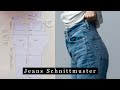 Jeans selber nähen //wie man das Schnittmuster für eine Jeans selbst erstellt (mit eigenen Maßen!)