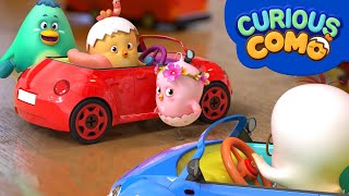 Curious Como | Car + More Episodes 12min | Cartoon video for kids | Como Kids TV