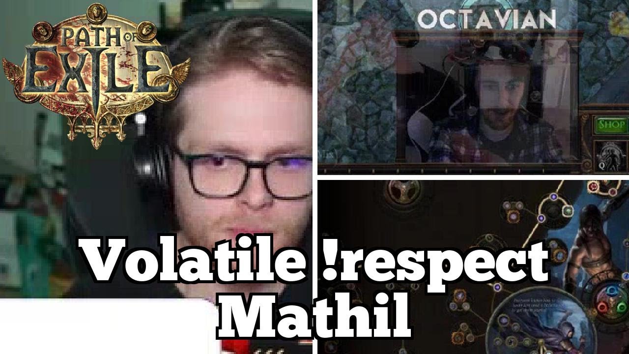 Mathil Volatile !respect Mathil | Daily Path of Exile Highlights - YouTube