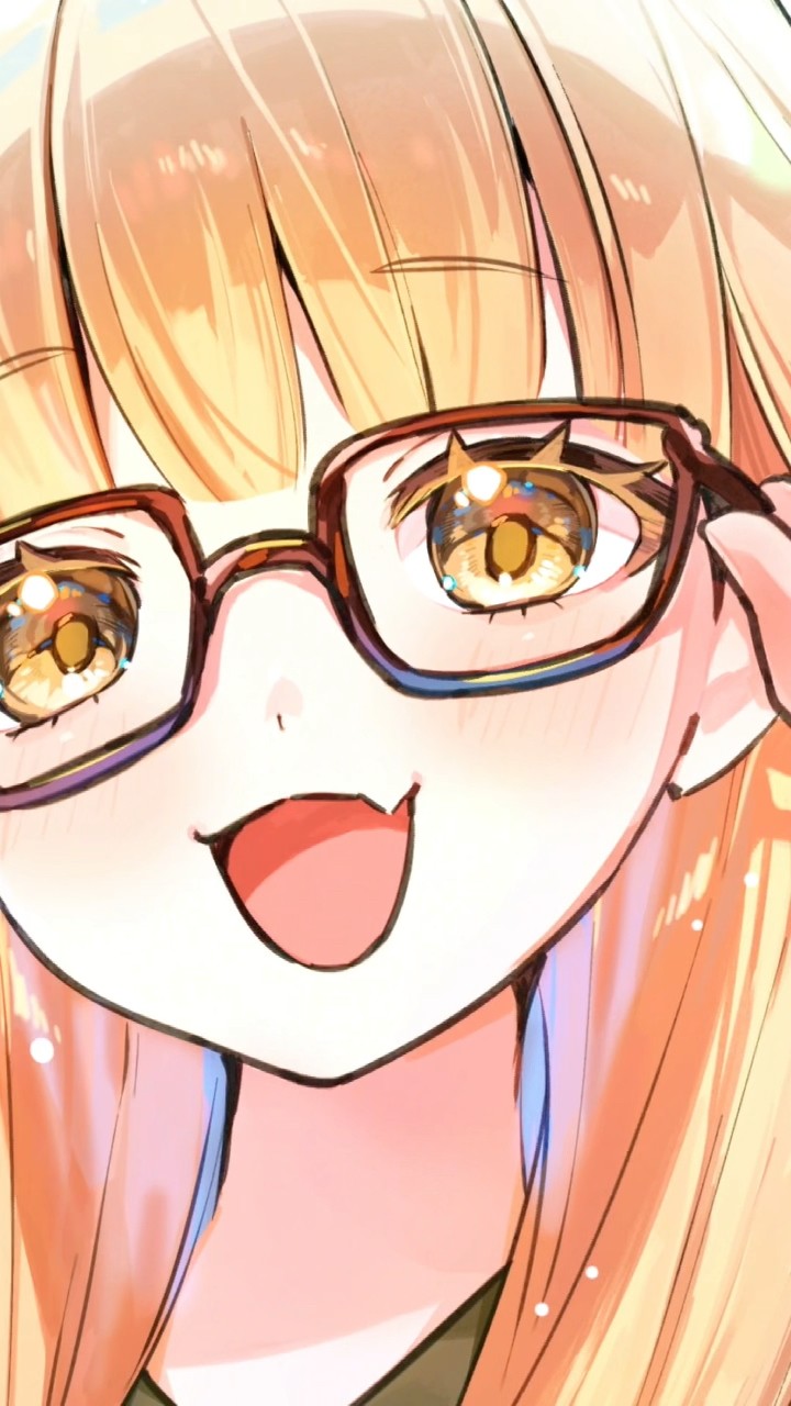 学マス 1周年おめでとう！激カワな髪下ろし眼鏡ことねを描きまし