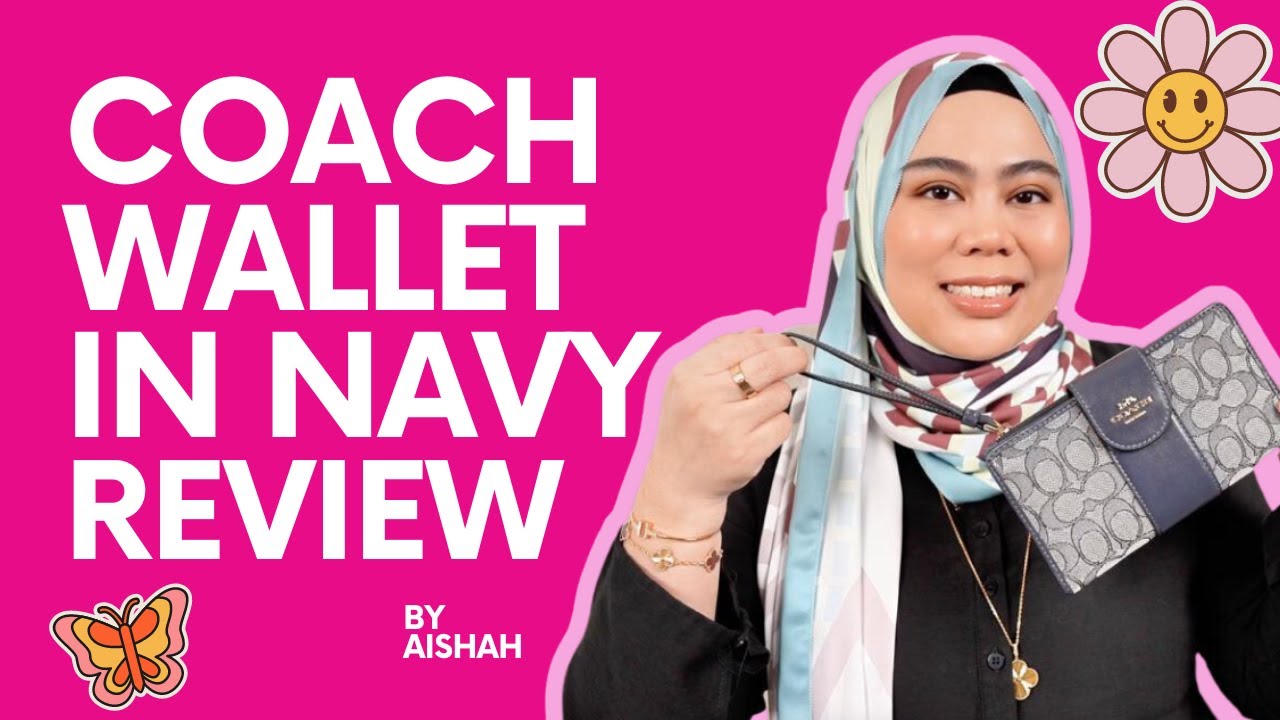 Episode 205: COACH Phone Wallet in New Navy/Midnight Navy Signature Jacquard | Must-Have Essential!