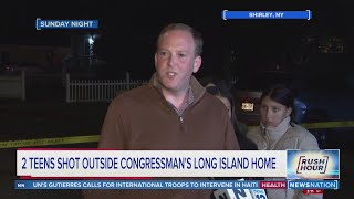 2 teens shot outside congressman's Long Island home | Rush Hour