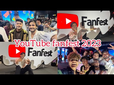 Youtube FanFest 2023 - Mumbai || Monish Tailor Vlogs ||