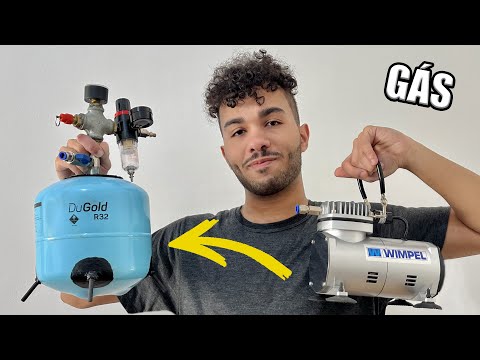 HOW TO MAKE a mini AIR RESERVOIR for painting AIRBRUSH