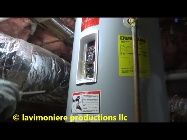 electric water heater running out of hot water all the time - YouTube