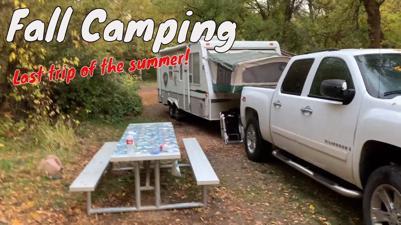 Our VERY FIRST VLOG! Family goes Camping on a super rainy night! Plus, Hybrid Trailer set up & Tour.